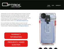 Tablet Screenshot of optrix.com